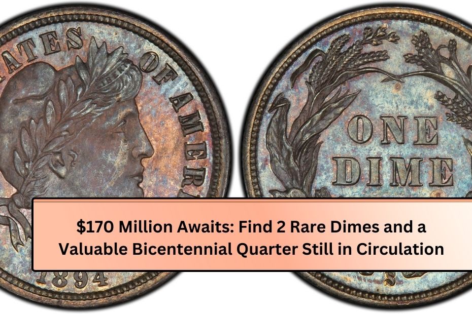 $170 Million Awaits Find 2 Rare Dimes and a Valuable Bicentennial Quarter Still in Circulation