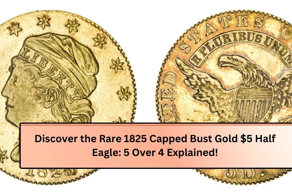 Discover the Rare 1825 Capped Bust Gold $5 Half Eagle: 5 Over 4 Explained!