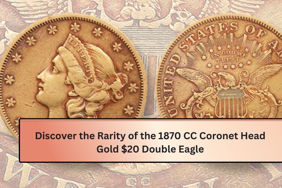 Discover the Rarity of the 1870 CC Coronet Head Gold $20 Double Eagle