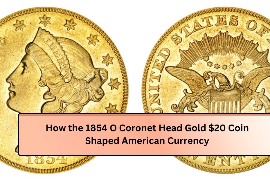 How the 1854 O Coronet Head Gold $20 Coin Shaped American Currency