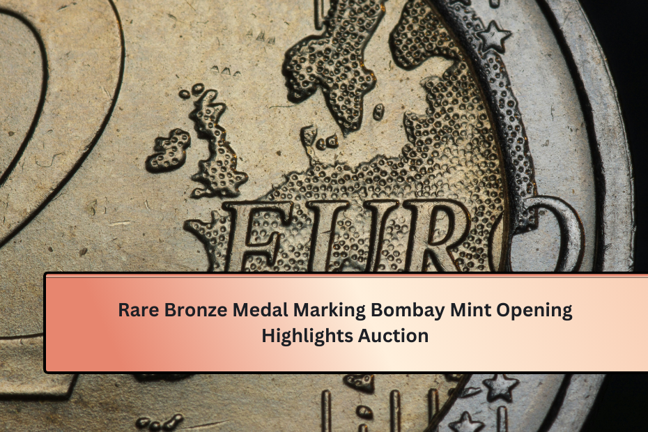 Rare Bronze Medal Marking Bombay Mint Opening Highlights Auction