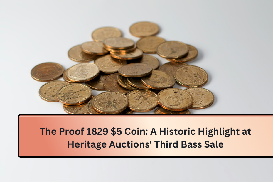 The Proof 1829 $5 Coin A Historic Highlight at Heritage Auctions' Third Bass Sale